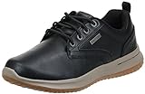 Skechers Delson Antigo, Zapatos Oxford Hombre, Negro (Black), 43 EU