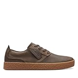 Clarks Streethilllace, Zapatillas Hombre, Dark Olive Lea, 44 EU