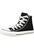 Converse All Star Hi Canvas Zapatillas Negras-UK 8.5