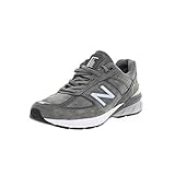 NEW BALANCE - Men's grey Made in Usa 990v5 running sneakers - Number 44.5