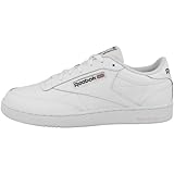 Reebok Club C 85, Zapatillas de Deporte Hombre, Ftwwht Ftwwht Cblack, 42 EU