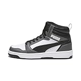 PUMA Rebound V6, Zapatillas Unisex adulto, Puma White Puma Black Shadow...