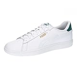 PUMA Smash 3.0 L, Zapatillas Unisex Adulto, White Malachite Gold, 43 EU