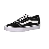 Vans Ward, Zapatillas para Mujer, (SUEDE/CANVAS) BLACK/WHITE, 39 EU