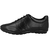 Geox Uomo Symbol B, Zapatos Hombre, Negro, 44 EU