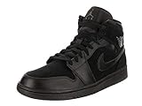 Nike Air Jordan 1 Mid, Zapatos de Baloncesto para Hombre, Negro (Black/Dark...