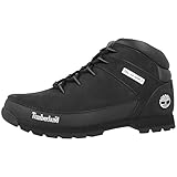 Timberland Euro Sprint Hiker, Botas para Hombre, Negro Black Nubuck, 40 EU