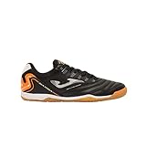 Joma Maxima 2301 Negro Naranja Indoor, Zapatillas Unisex Adulto, 43 EU