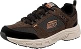 Skechers Oak Canyon, Zapatillas Hombre, Chocolate Leather Pu Mesh Black...