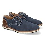 shoes&blues.es 82685 Zapatos Hombre Elegantes con Detalles en Contraste,...