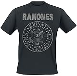 Ramones Hey Ho Let's Go - Vintage Hombre Camiseta Negro S 100% algodón...