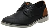 Skechers Parton-Wilcon, Zapatos de Cordones Brogue Hombre, Negro (BLK Black...