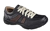 Skechers Mens Larson Nerick Leather Lace Up Casual Trainer Shoes