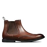 Clarks Ronnie Top, Botas Chelsea Hombre, Marrón (Brown British Tan...