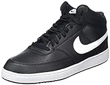 Nike Court Vision Mid NN, Basketball Shoe Hombre, Black/White, 43 EU