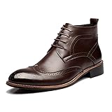 Best Choise Zapatos de Hombre con Cordones de Oxfords Transpirables Botines...