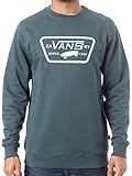 Vans Felpa UOMO Full Patch Crew VA36L3YDX (L - Darkest Spruce)