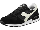 Diadora Camaro, Zapatillas Bajas Unisex Adulto, Negro Black White, 41 EU