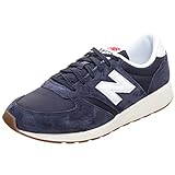 New Balance 420 Navy Suede Trainers - UK 10.5