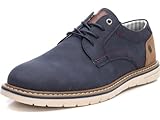 XTI - Zapato Cierre de cordón para Hombre, Color: Azul, Talla: 42